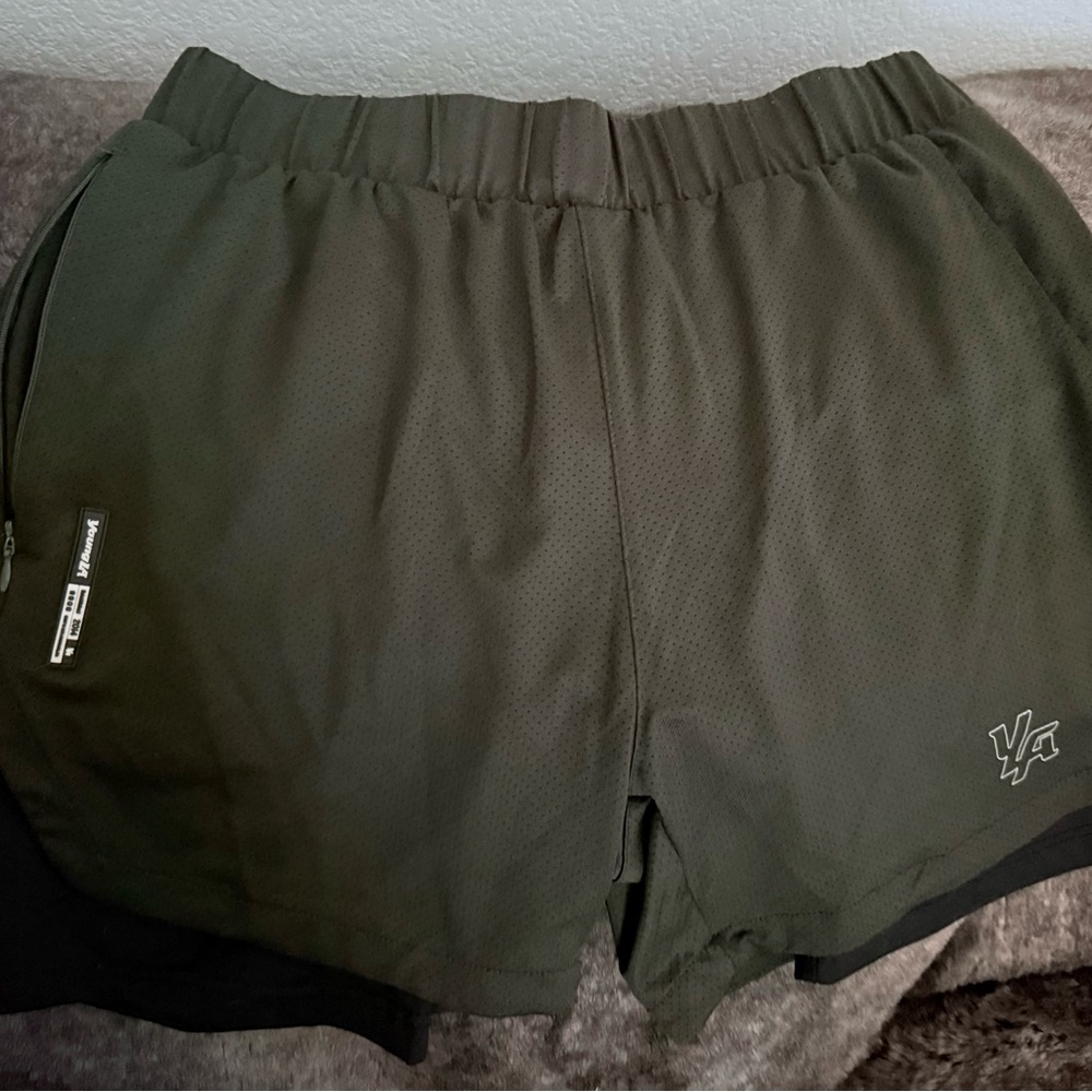 YoungLA Green Shorts